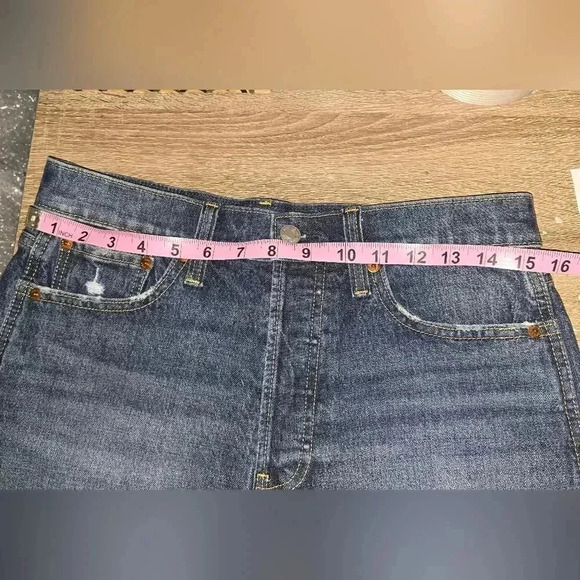 GAP Cheeky Short High Rise Button Fly Denim Cutoff Jean Shorts Daisy Dukes 28 6P - Picture 8 of 8